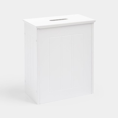 White Bathroom Storage Cupboard Vonhaus