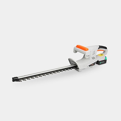 vonhaus cordless pole hedge trimmer with 20v max battery