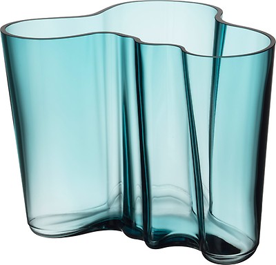 Iittala Alvar Aalto Collection Vase Set 160 Mm 95 Mm Sea Blue 2 Pcs Iittala Com