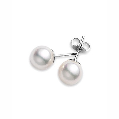 Mikimoto black sale pearl studs