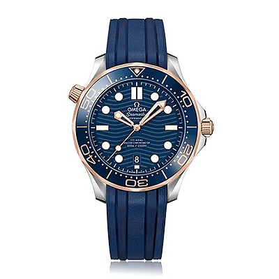 Omega seamaster 300m rose on sale gold