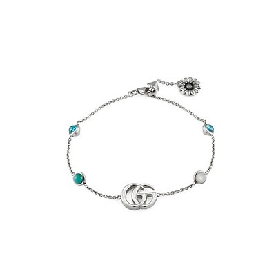 Double g deals flower bracelet