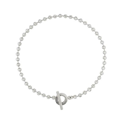 gucci silver beaded bracelet