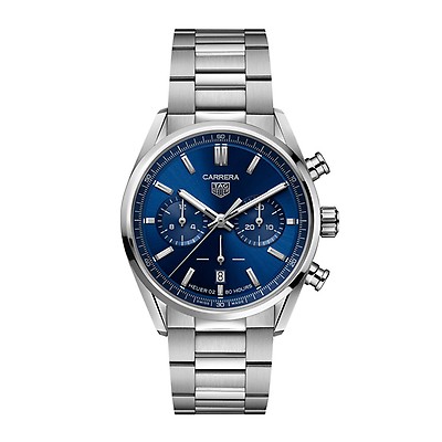 TAG Heuer Carrera Steel Blue 39MM Date Automatic Watch