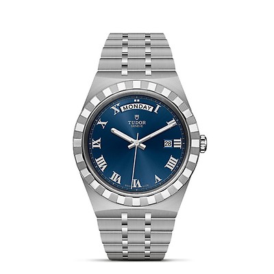 TUDOR Royal Day Date Steel Blue Dial 41MM Automatic Watch