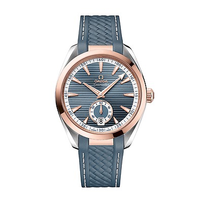 Seamaster aqua terra blue hot sale