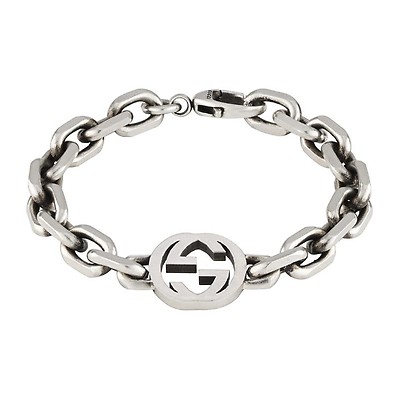 Gucci boule sale silver 18cm bracelet