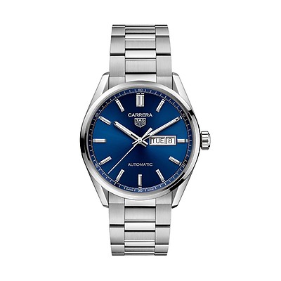 TAG Heuer Carrera Steel & Blue 39MM Date Automatic Watch
