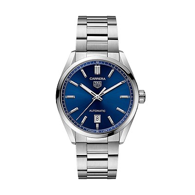 TAG Heuer Carrera Steel Blue 39MM Date Automatic Watch