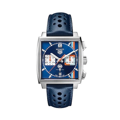 TAG Heuer Monaco Steve McQueen Calibre 11 Blue 39mm Watch