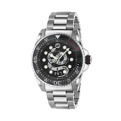 Black gucci shop dive watch