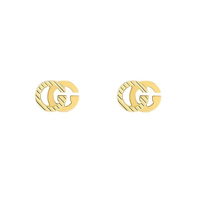 Gold gucci stud online earrings