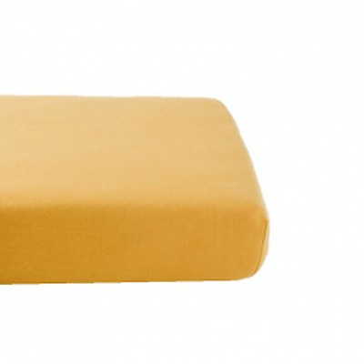 Drap Housse En Coton Bio Pour Lit Bebe 60x1 Cm Terracotta