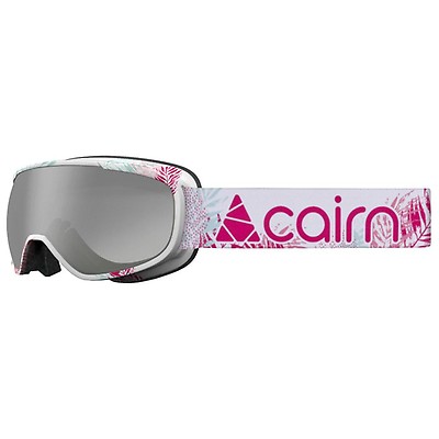 Masque de Ski Cairn Visor Otg Mat White Blue Mirror Spx 3000 Ium 