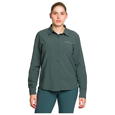 Chemise De Randonnée Doublée Femme – Marron – Taille 18 (D36) – Occasion