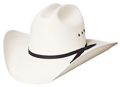 Chapeau Western Bullhide 'Hometown' En Paille - Noir, Unisexe - Neuf Avec Étiquettes (Fait Main)