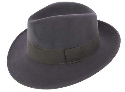 Chapeau fedora feutre pliable imperméable homme ou femme Fedora marine