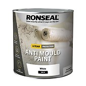 Ronseal 2 5l 6 Year Anti Mould Paint White Matt Woodie S