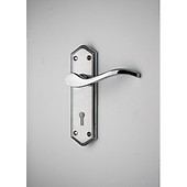 Basta Belvedere Lever Handle Chrome Woodie S