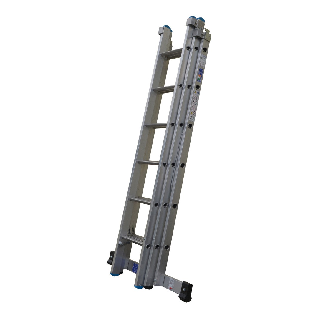 Stradbally Ladder 3 Part Combination Ladder 4.2m Woodie s