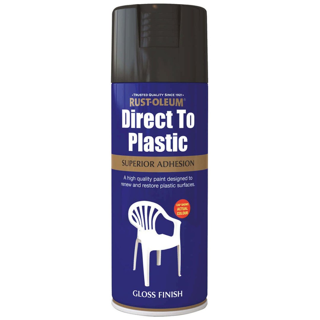 Rust Oleum Direct to Plastic White 400ml Woodie s