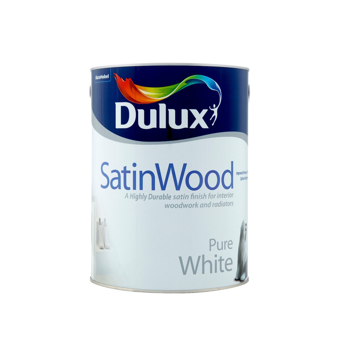 Dulux Quick Dry Satinwood Paint, 750ml, Pure Brilliant White - View #9