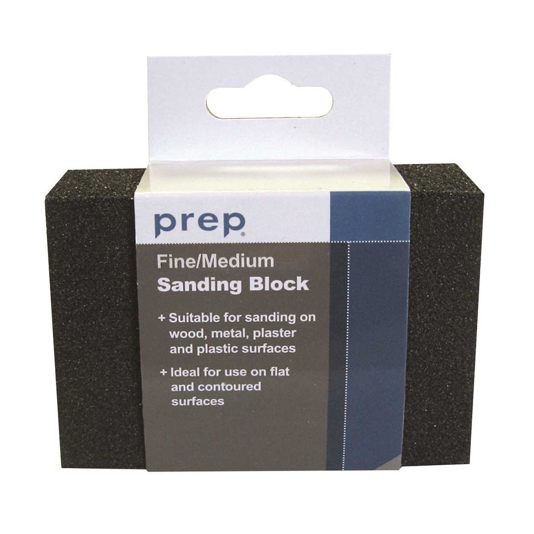 Prep Medium Coarse Sanding Block Woodie s