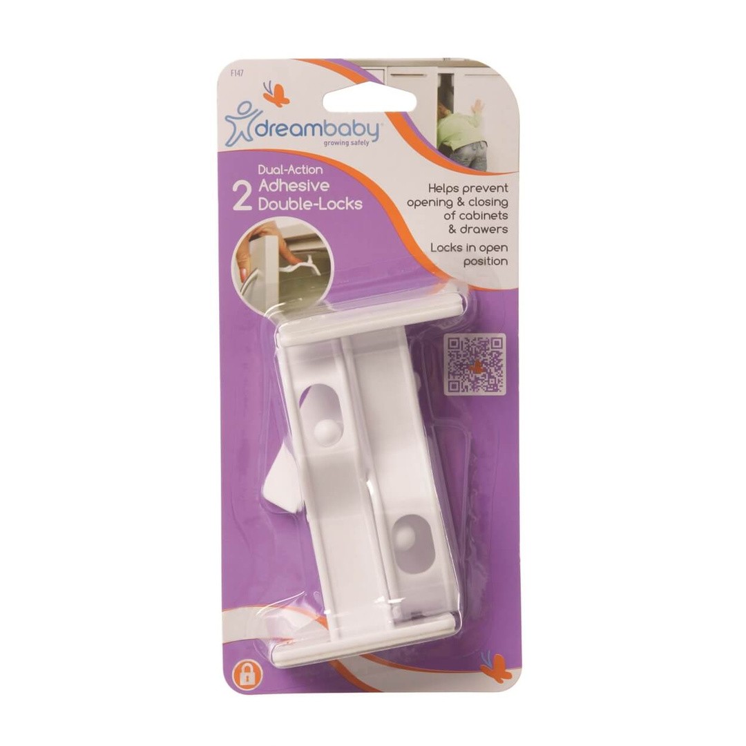 Dreambaby Fermo Di Sicurezza Per Armadi E Cassetti, Design Sottile E Nascosto, Facile Da Installare, Proteggi Bambino