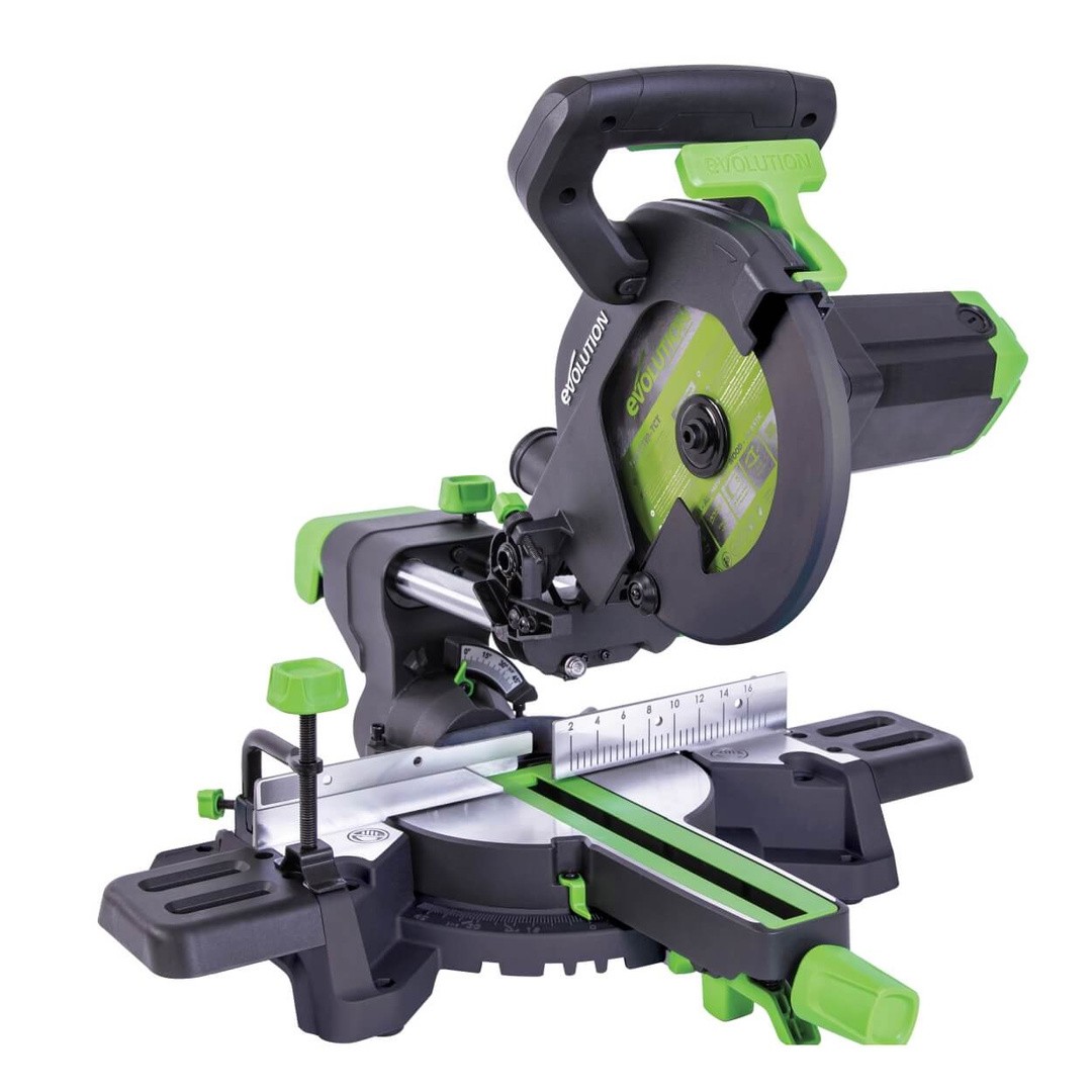 Evolution F210SMS Multi Material Sliding Mitre Saw Woodie s