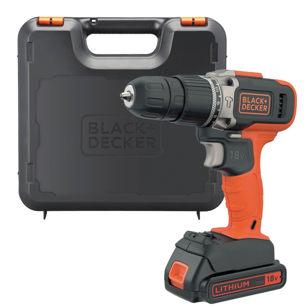 Black Decker 18V Lithium Ion Drill Driver Woodie s