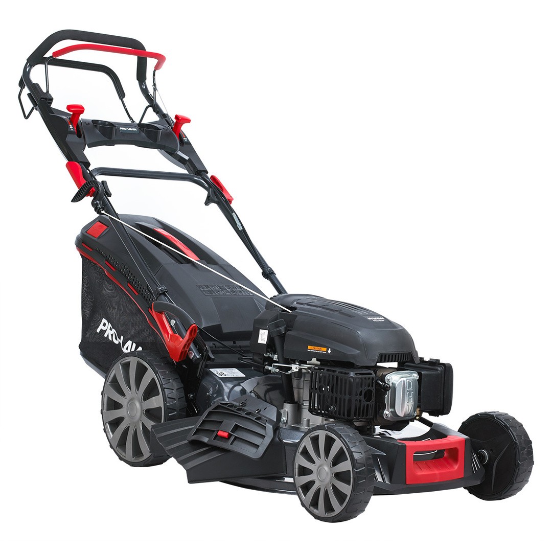 Pro Lawn Hyundai Powered Petrol Lawnmower 46cm 139cc Woodie s