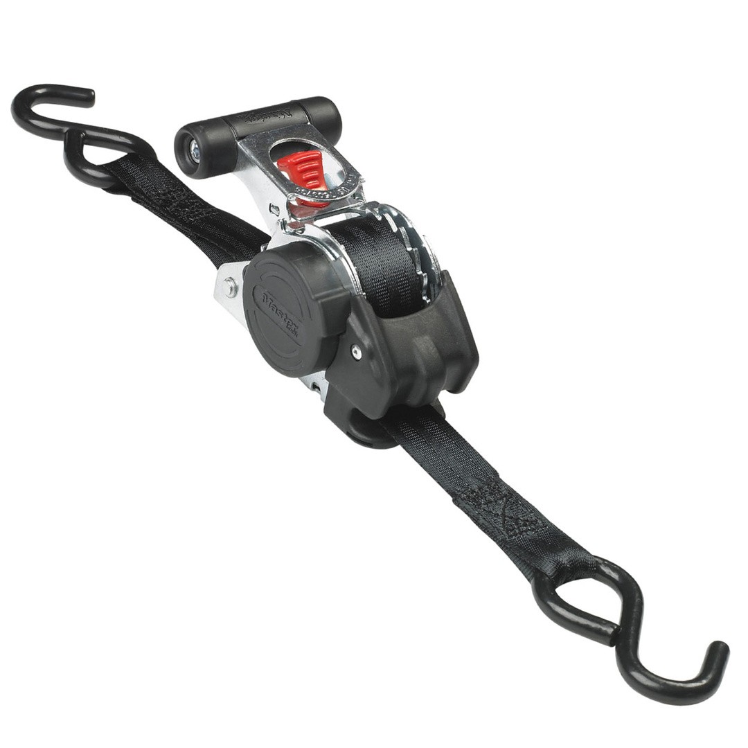 Master Lock 3065DAT Spring Clamp Tie Downs - 6 Foot X 2 Inch With PVC Grips & Retention Hooks, 2 Pack