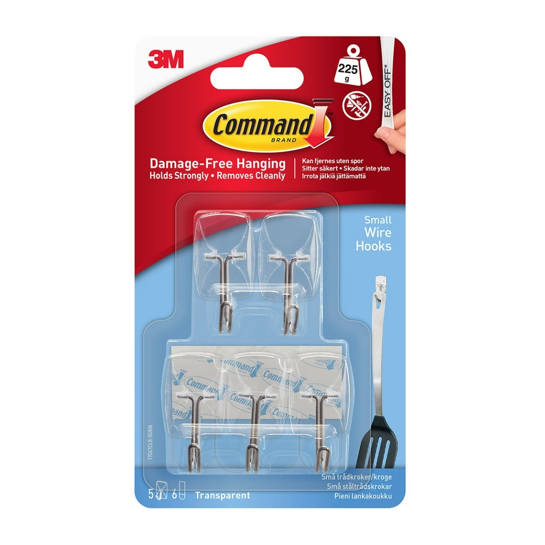 3M Command Small Stainless Steel Metal Hooks Woodie s