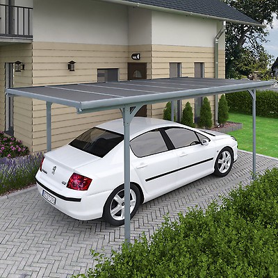 12 X 15 Palram Arcadia 4300 Grey Metal Carport Buy Sheds Direct