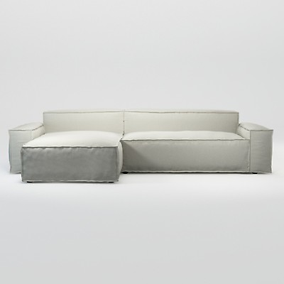 Canape Soft Modular 3 Places Avec Chaise Longue Vitra The